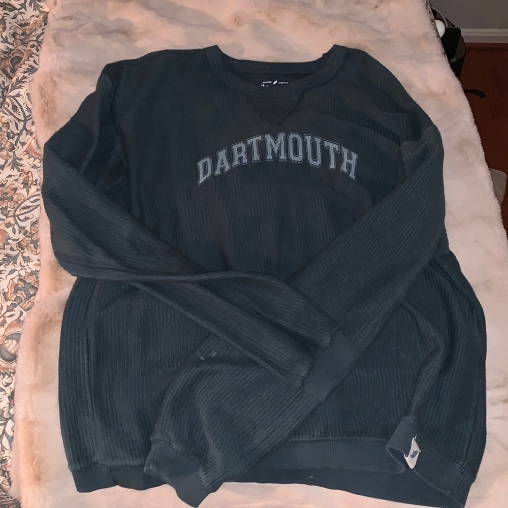 College Ivy League Dartmouth Sweatshirt — Distressed Vintage Look